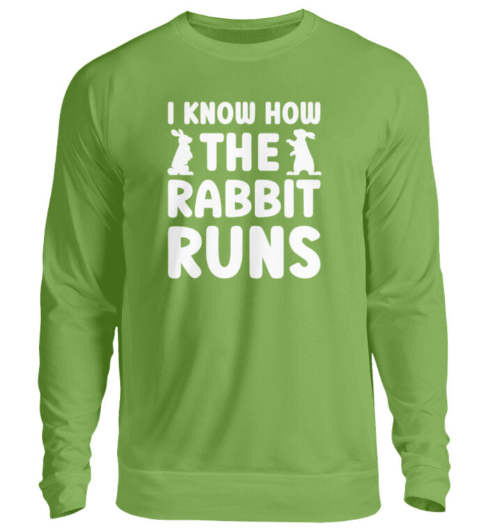 I know how the rabbit runs - Unisex Pullover-1646