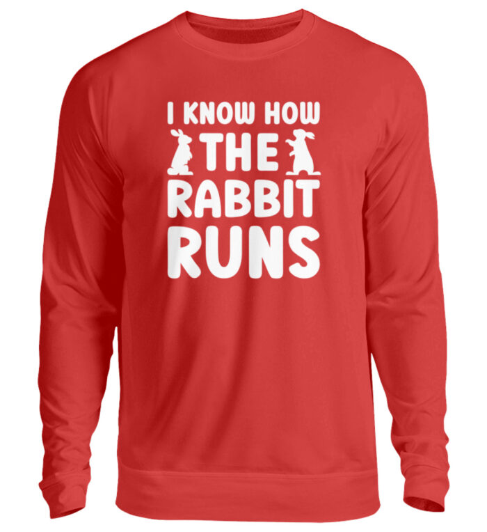 I know how the rabbit runs - Unisex Pullover-1565