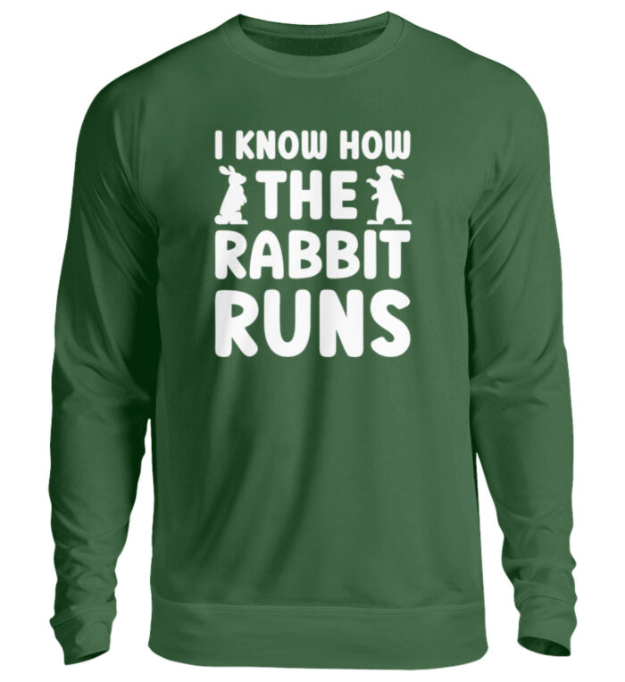 I know how the rabbit runs - Unisex Pullover-833