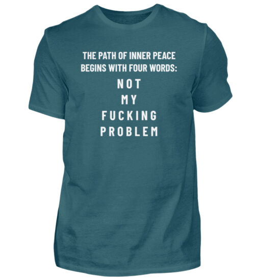 The Path Of Inner Peace - Herren Shirt-1096