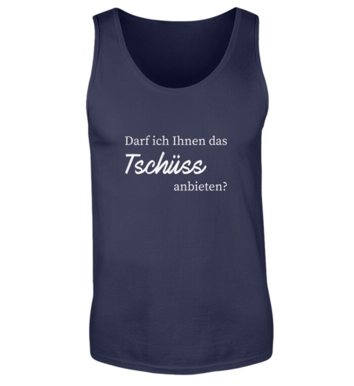 Darf ich Ihnen das Tschüss anbieten? - Herren Tanktop-198