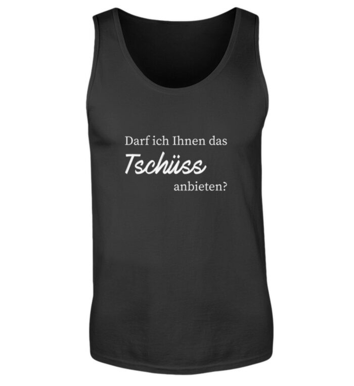 Darf ich Ihnen das Tschüss anbieten? - Herren Tanktop-16