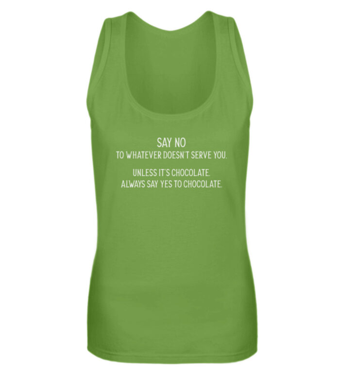 Say no to whatever doesnt serve you - Frauen Tanktop-1646