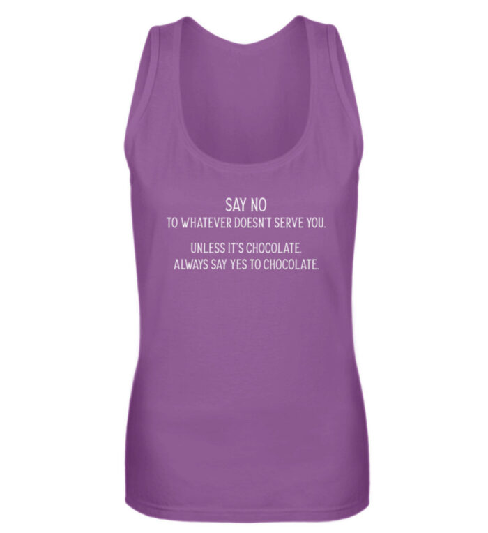 Say no to whatever doesnt serve you - Frauen Tanktop-31